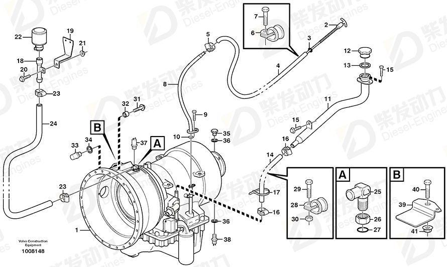 VOLVO Bracket 11192879 Drawing