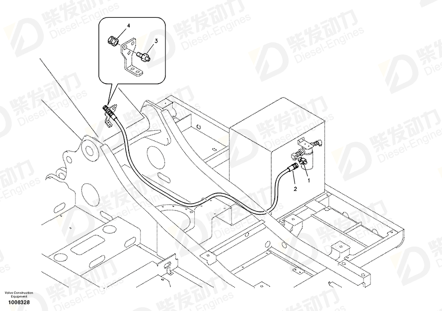 VOLVO Connector SA9416-11041 Drawing