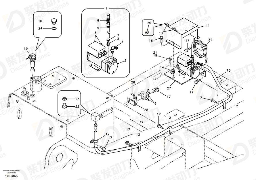 VOLVO Stopping device 14529313 Drawing VOLVO Stopping device 14529313 Drawing