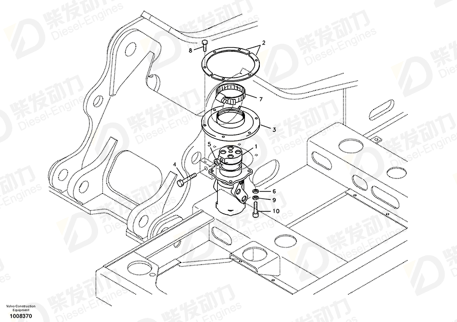 VOLVO Plate 14531108 Drawing