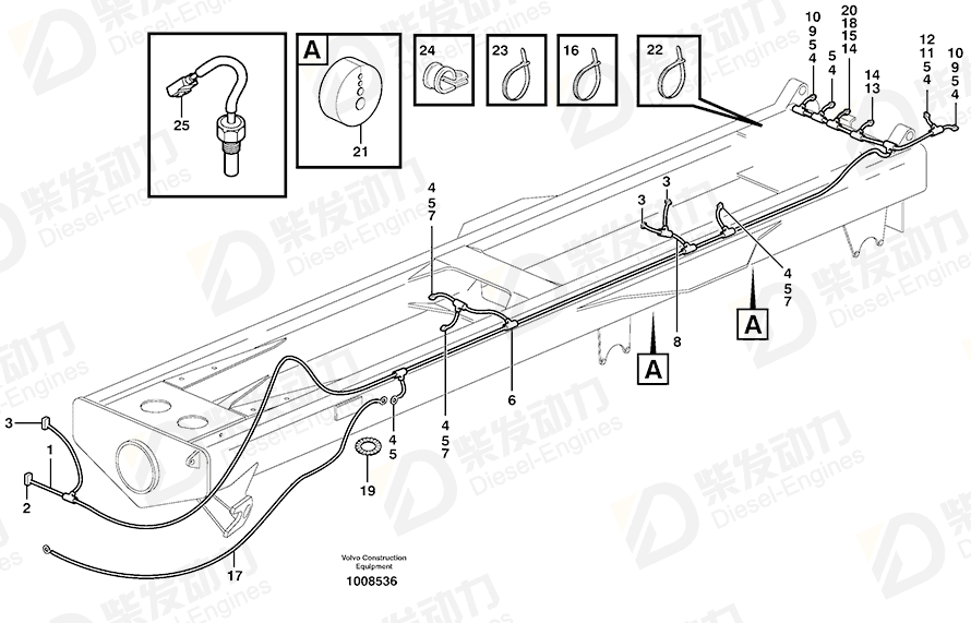 VOLVO Plug 11191156 Drawing