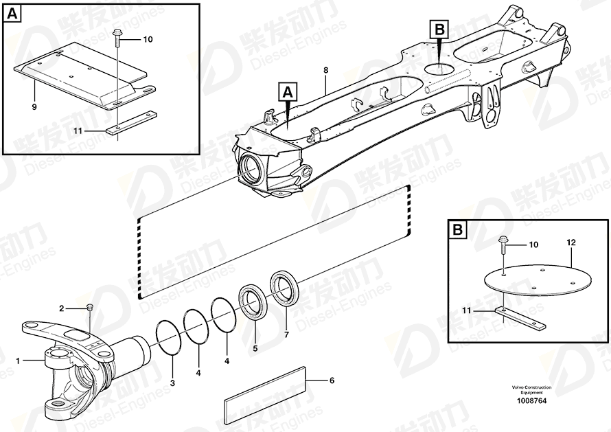 VOLVO Frame 15041593 Drawing