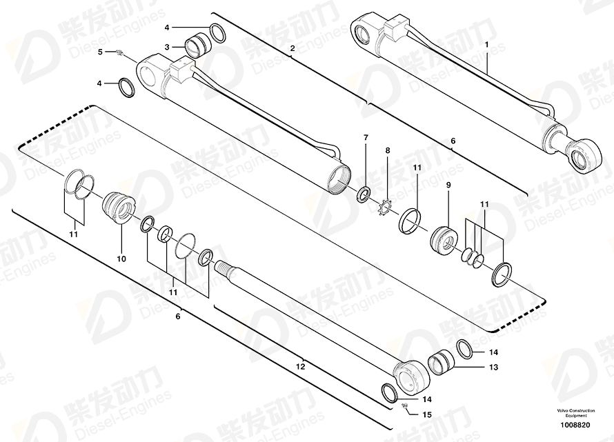 VOLVO Bushing 11710869 Drawing