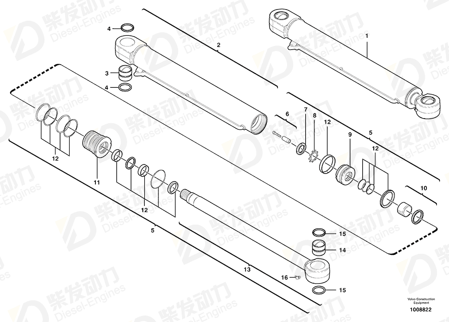 VOLVO Piston 11988968 Drawing