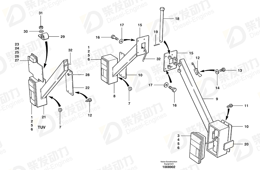 VOLVO Bulb 967709 Drawing