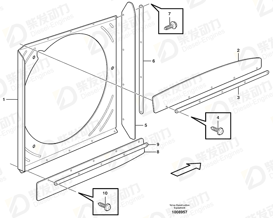 VOLVO Plate 11119439 Drawing