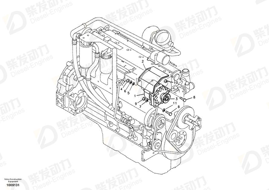 VOLVO Pulley 14514761 Drawing