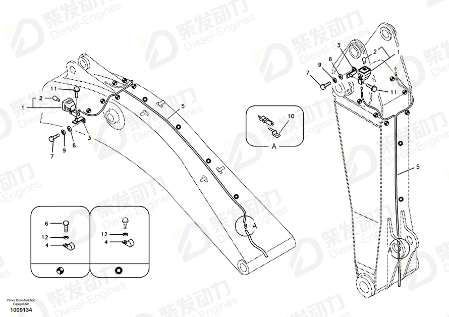 VOLVO Cable harness 14530405 Drawing