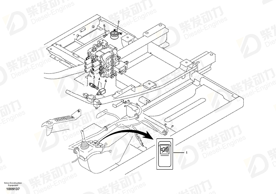 VOLVO Switch 14529044 Drawing