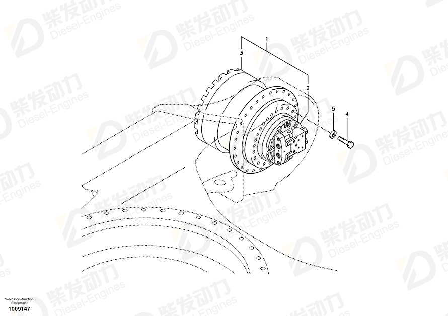 VOLVO Drive unit 14528734 Drawing
