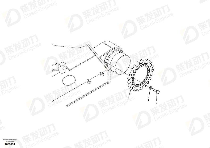 VOLVO HEXAGON SCREW SA9011-11810 Drawing