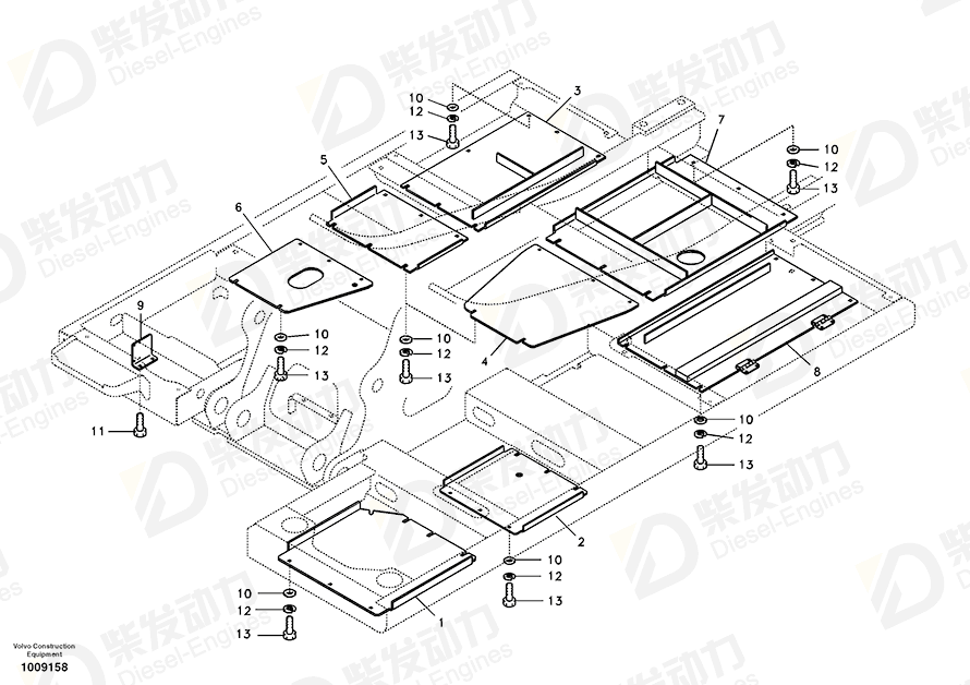 VOLVO Cover 14527188 Drawing