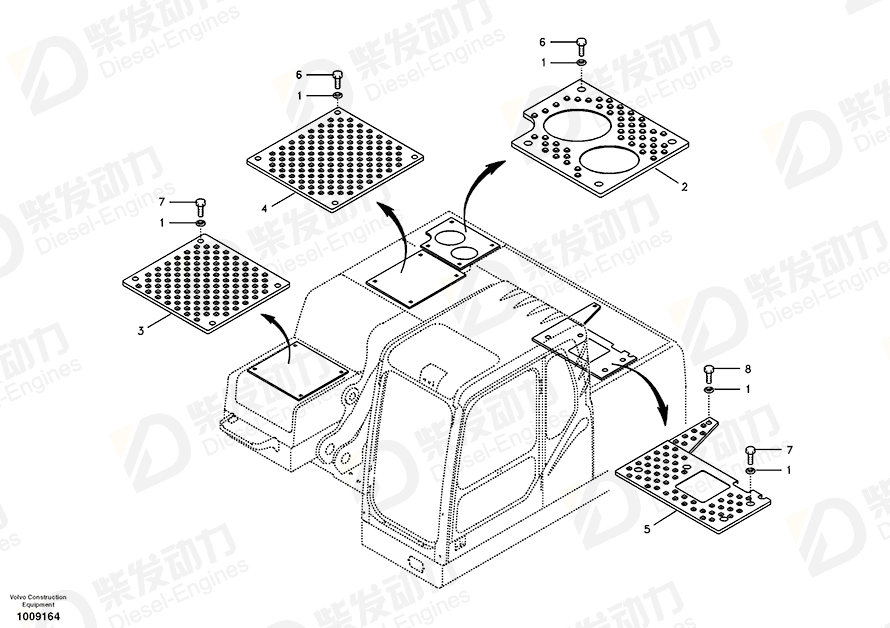 VOLVO Slip Protection 14511096 Drawing