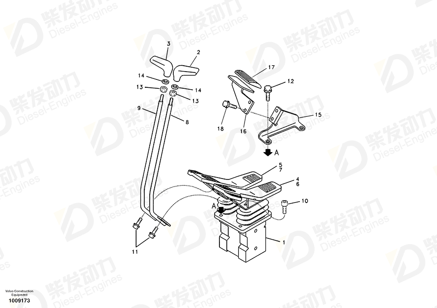 VOLVO Hex. socket screw SA9016-11003 Drawing