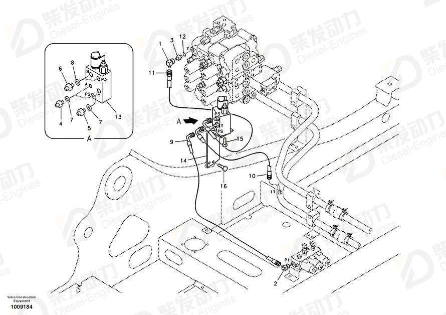 VOLVO Bracket 14506404 Drawing