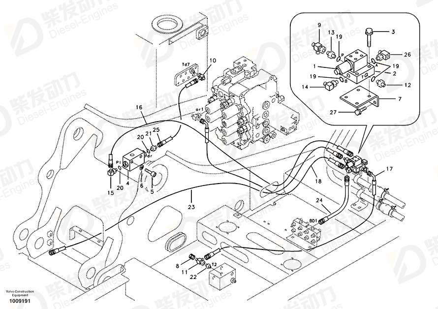 VOLVO Valve 14515175 Drawing