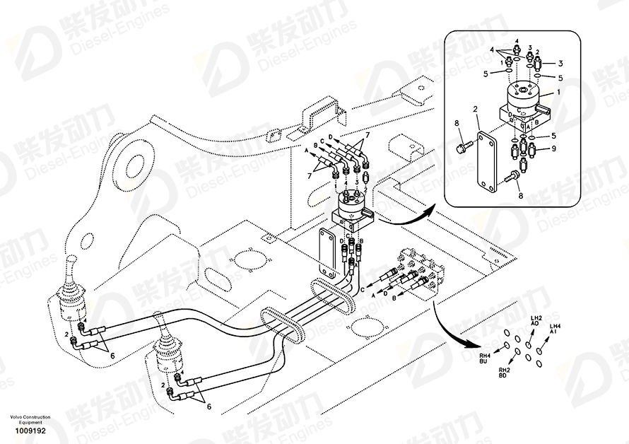 VOLVO Bracket 14519654 Drawing