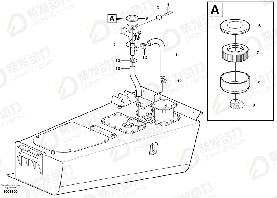 VOLVO Spacer sleeve 11120579 Drawing VOLVO Spacer sleeve 11120579 Drawing