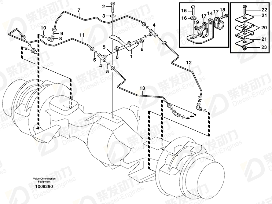 VOLVO Bracket 11190227 Drawing