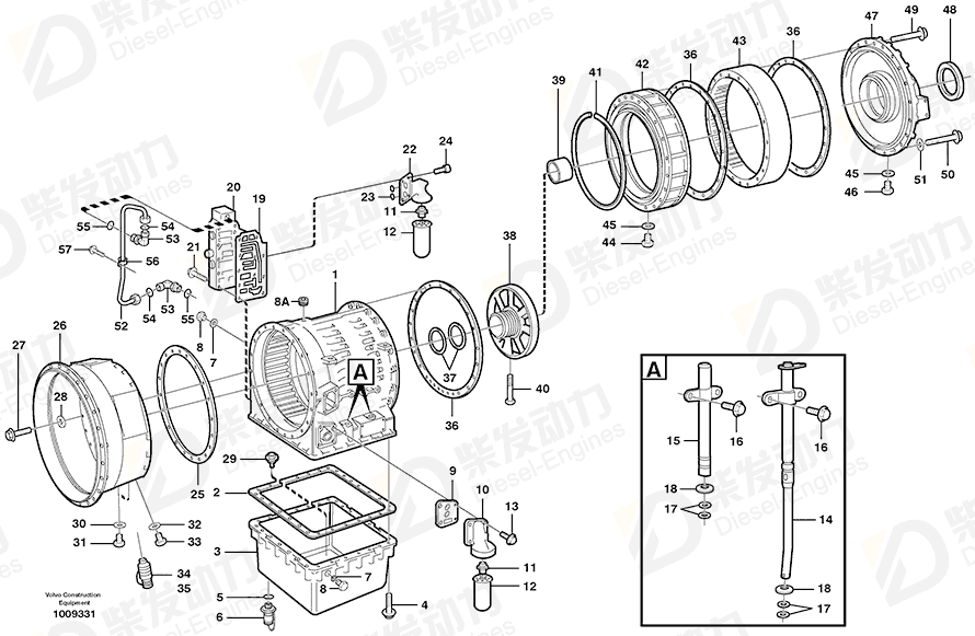 VOLVO Hexagon screw 13970908 Drawing