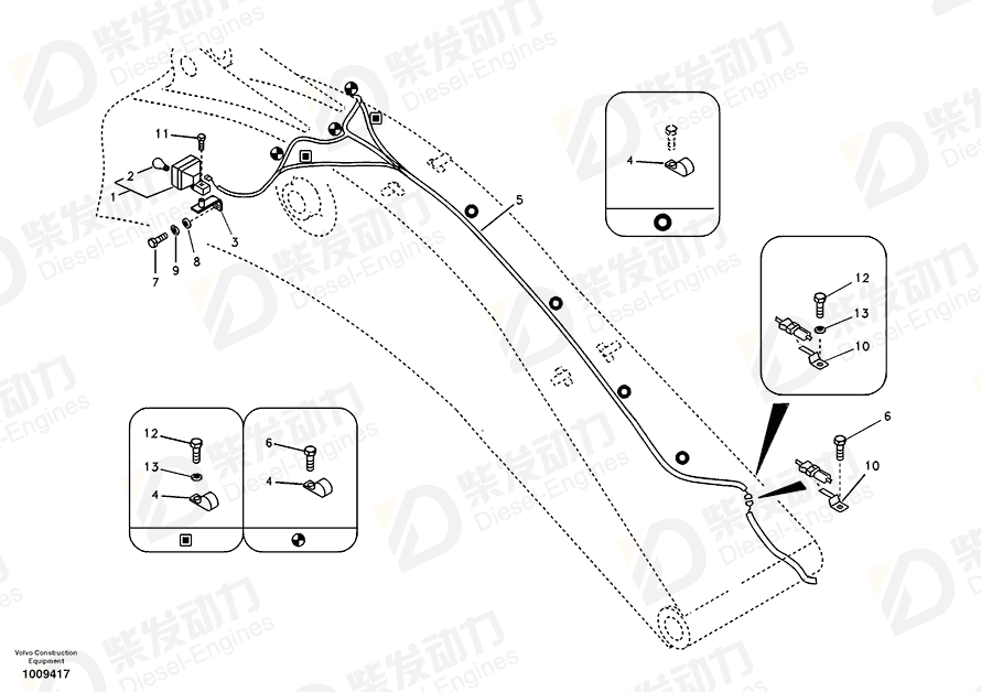 VOLVO Bracket 14514339 Drawing