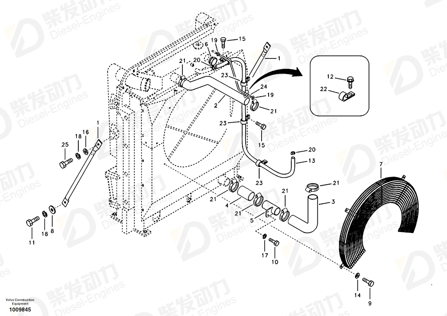 VOLVO Guard 14511369 Drawing