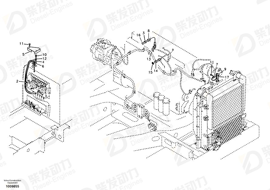 VOLVO Adapter SA9411-93821 Drawing