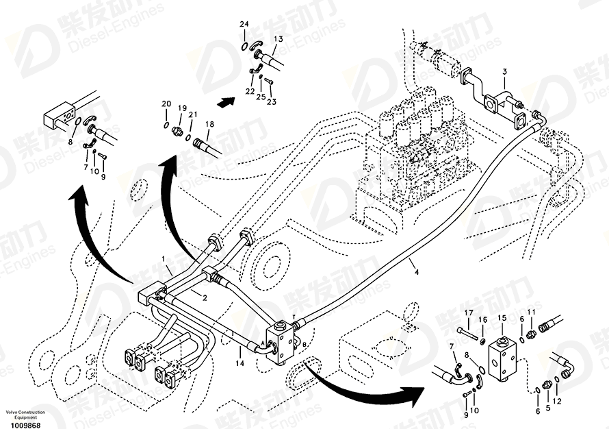 VOLVO Pipe 14517384 Drawing