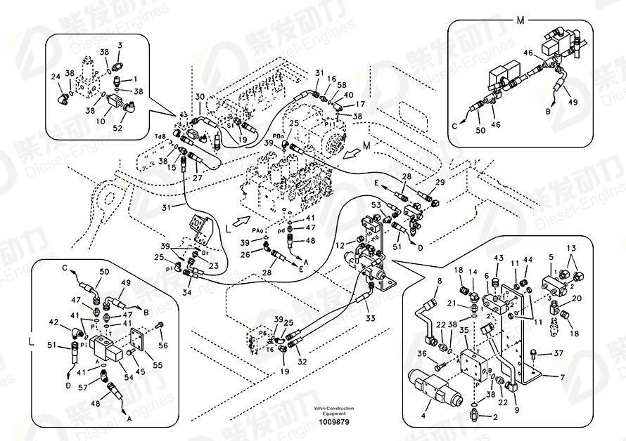 VOLVO HOSE SA9453-03260 Drawing