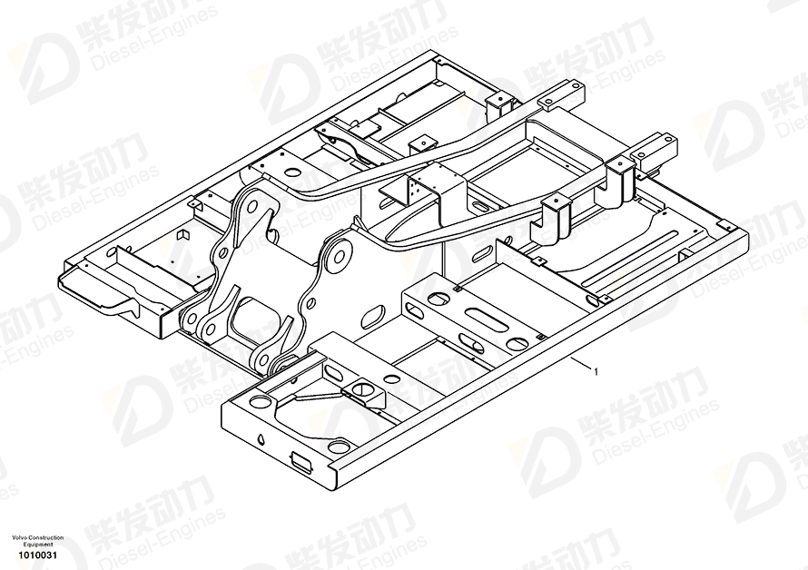 VOLVO Frame 14517795 Drawing