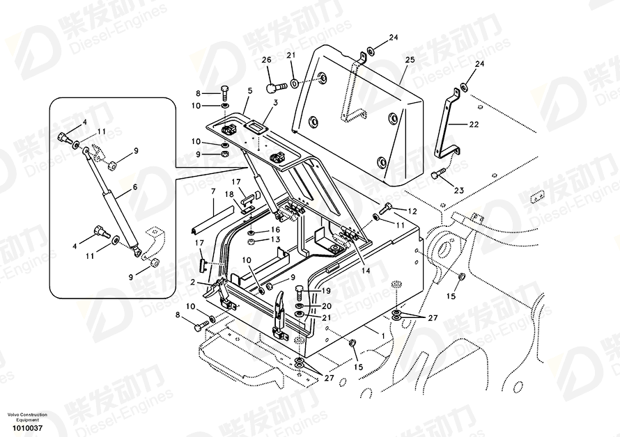 VOLVO Body 14542983 Drawing