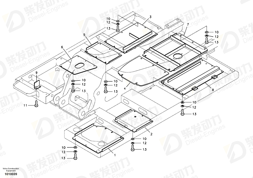 VOLVO Cover 14504863 Drawing