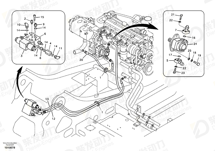 VOLVO Connector SA9411-96030 Drawing