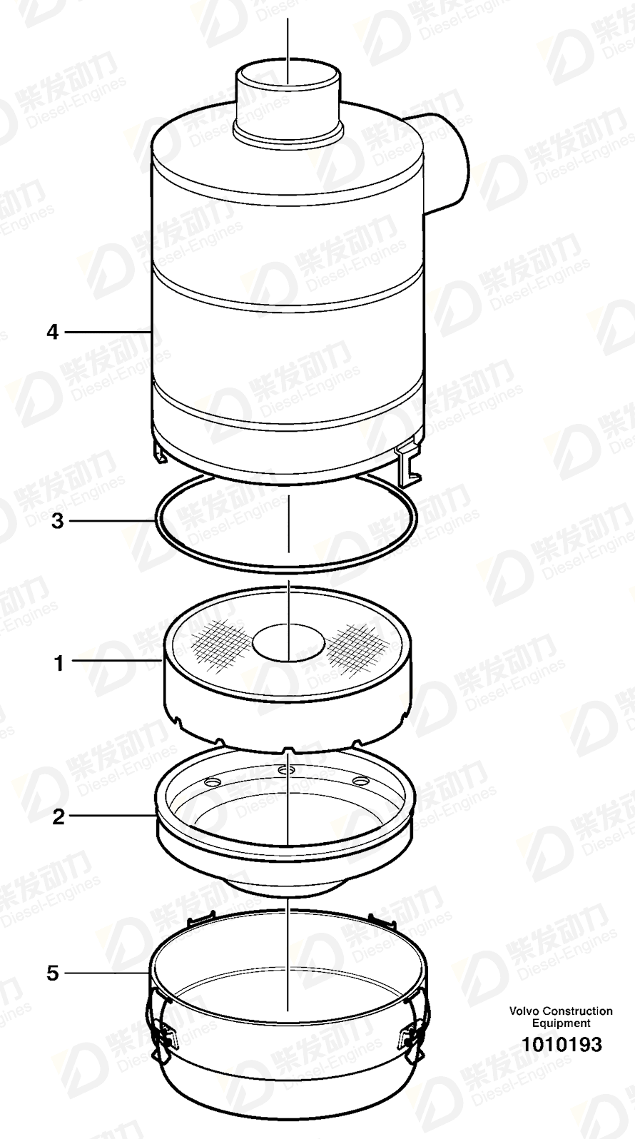 VOLVO Reservoir 11712790 Drawing