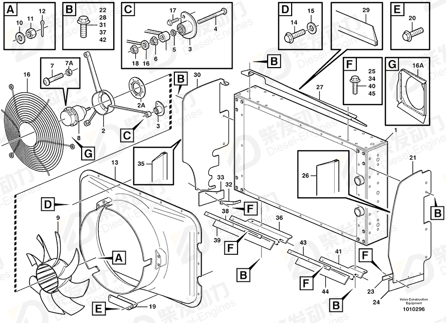 VOLVO Cover 11191510 Drawing