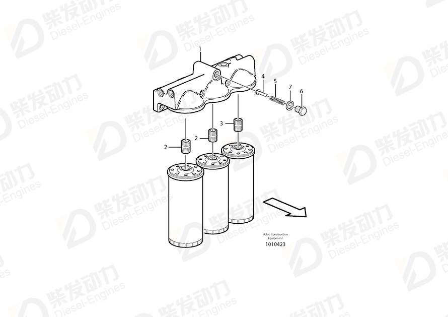 VOLVO Nipple 466623 Drawing