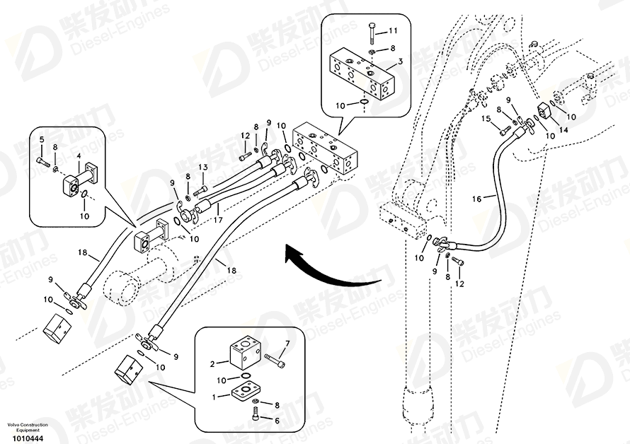 VOLVO Bolt SA14880242 Drawing VOLVO Bolt SA14880242 Drawing