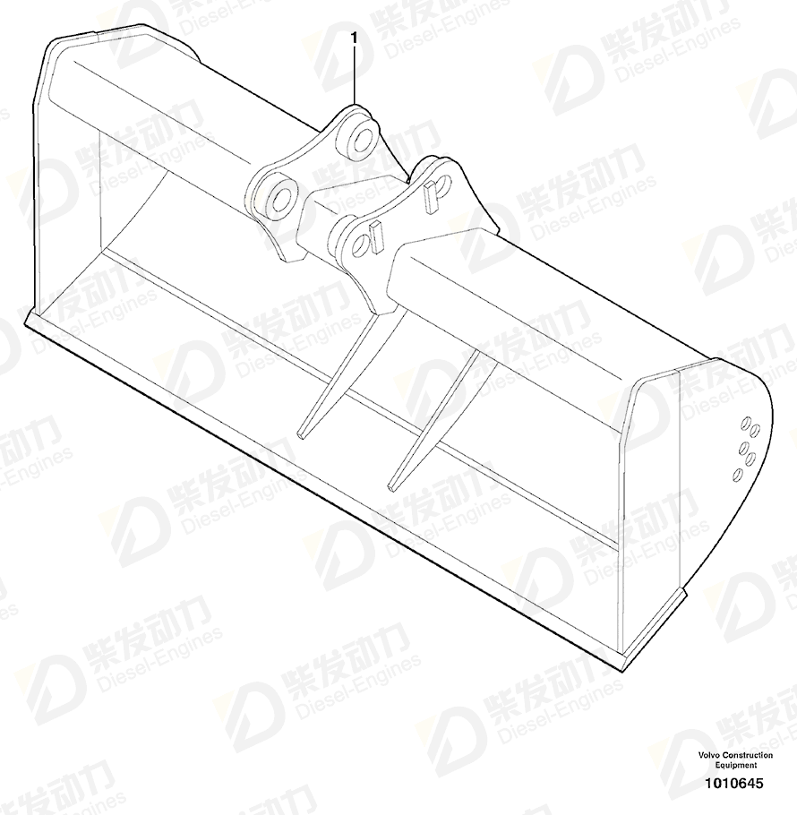 VOLVO Bucket 3810594 Drawing