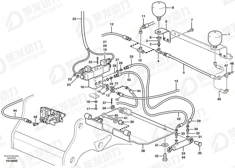 VOLVO Hexagon screw 955386 Drawing