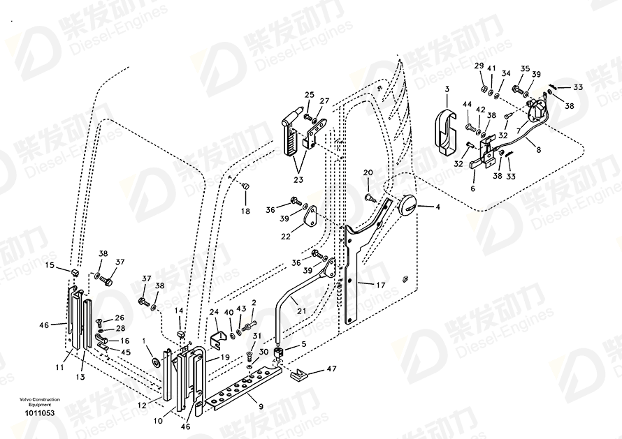 VOLVO Trim 14522032 Drawing
