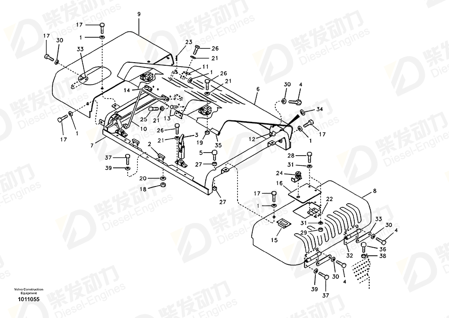 VOLVO Rod 14510163 Drawing