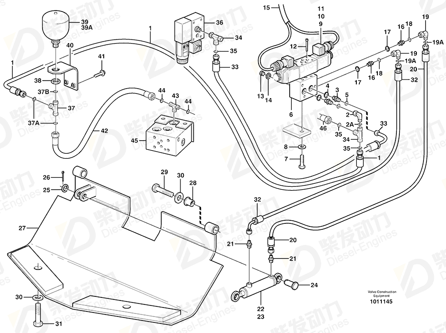 VOLVO Split pin 907871 Drawing