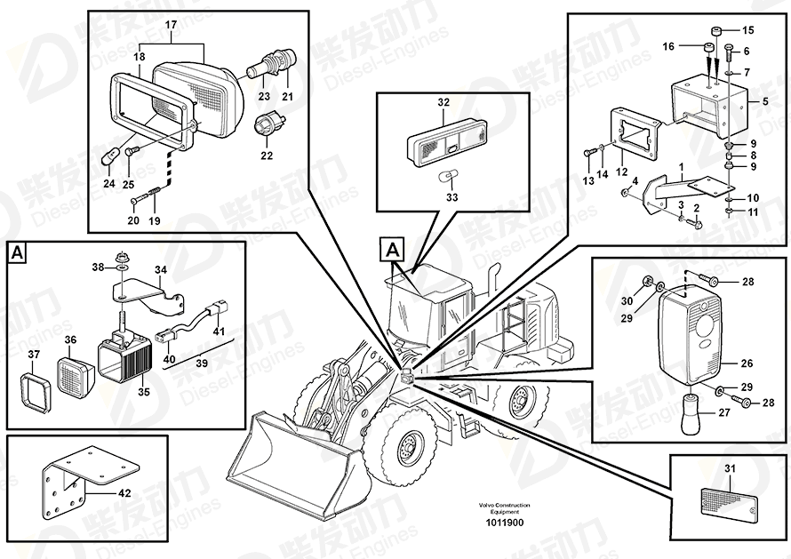 VOLVO Screw 11994307 Drawing