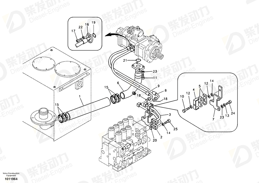 VOLVO Pipe 14519960 Drawing