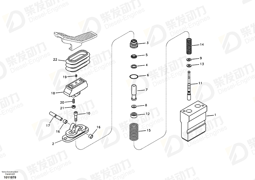 VOLVO Rod SA8230-19410 Drawing VOLVO Rod SA8230-19410 Drawing