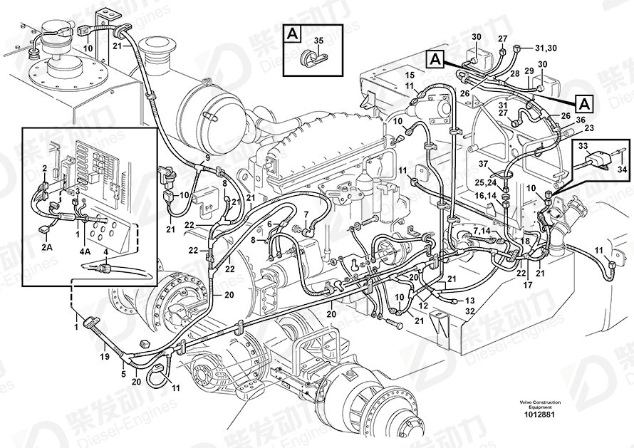 VOLVO Housing 1259831 Drawing