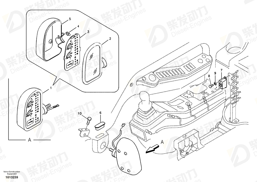 VOLVO Instr Panel 14515555 Drawing