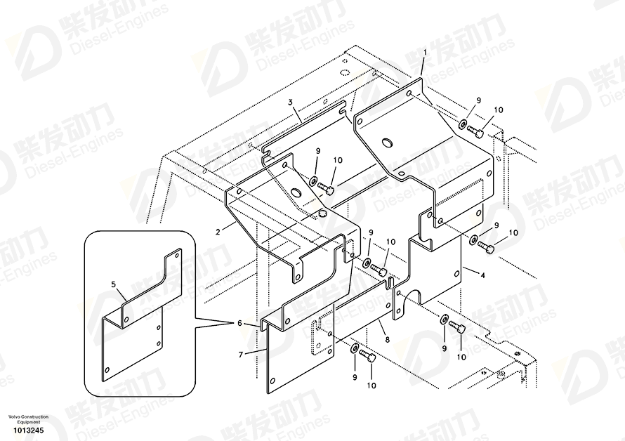 VOLVO Cover 14505792 Drawing