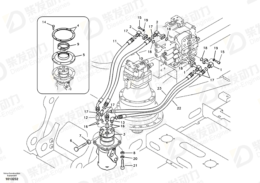 VOLVO Pipe 14589760 Drawing