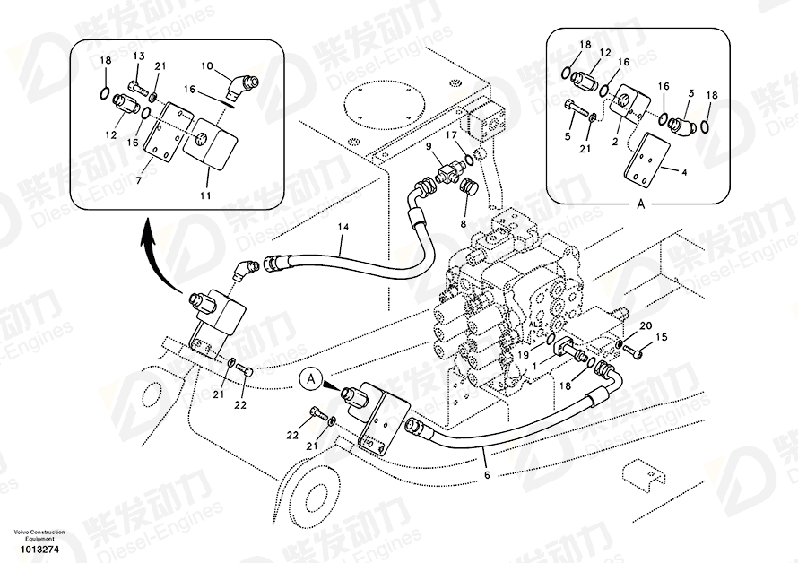 VOLVO Pipe 14511942 Drawing